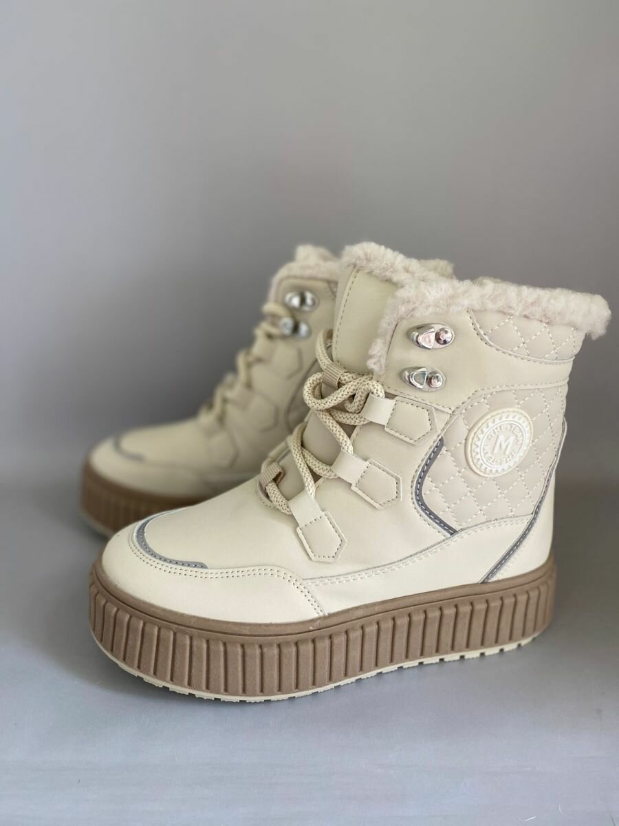 Ботинки Сказка размер 33 бежевый