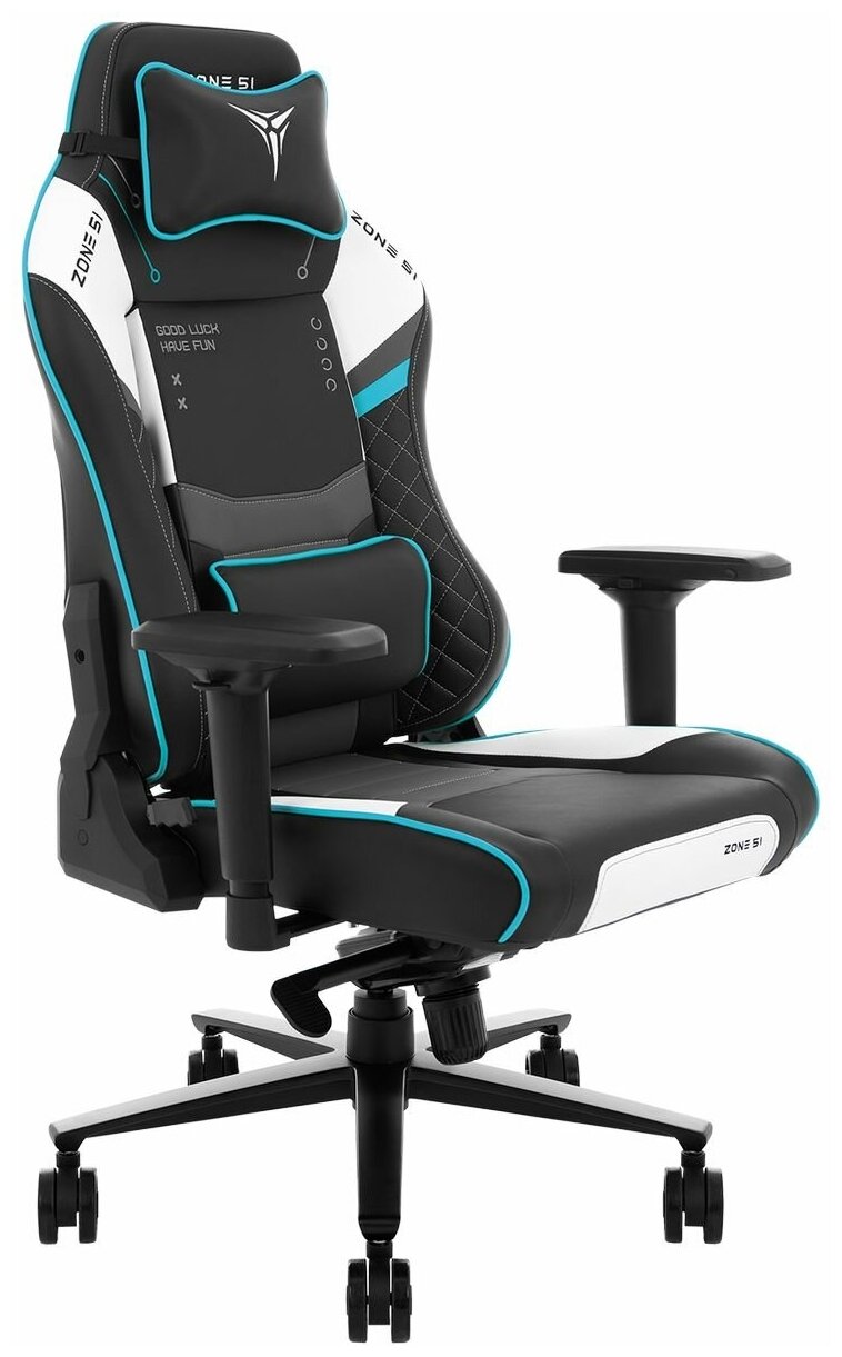 Кресло компьютерное игровое ZONE 51 Cyberpunk Limited Blue