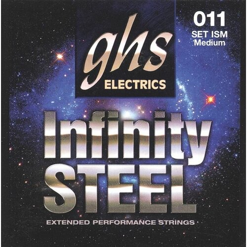 GHS IS-M Струны для электрогитары сталь покрытие MST (11-15-18-26w-36-46) Infinity Steel струны для электрогитары ghs wb tl