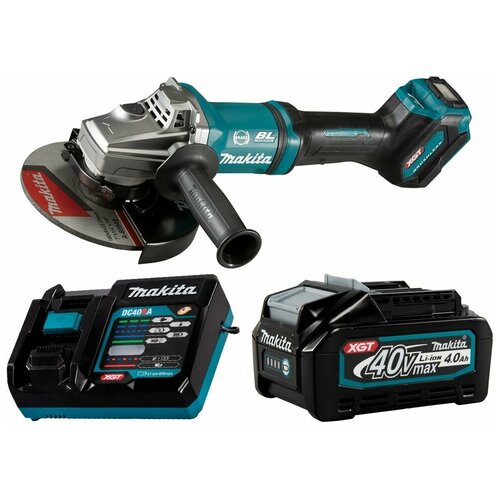 Шлифмашина угловая аккумуляторная 40В XGT 180мм Li-Ion 1x4Ач Makita GA037GM101 5469000₽