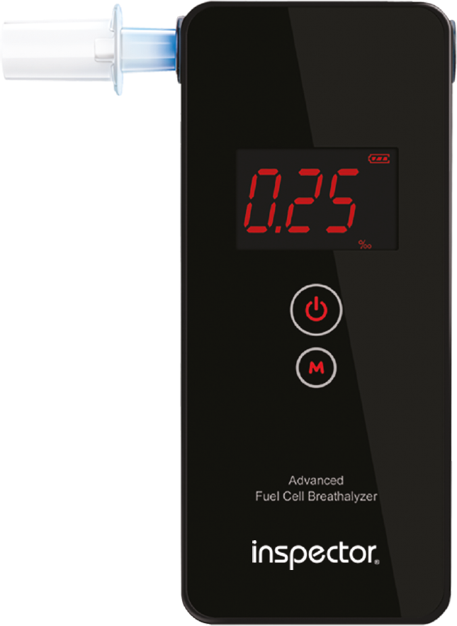 INSPECTOR AT750 Алкотестер электрохимический до 5.00 промилле LCD дисплей, звуковой сигнализатор INSPECTOR