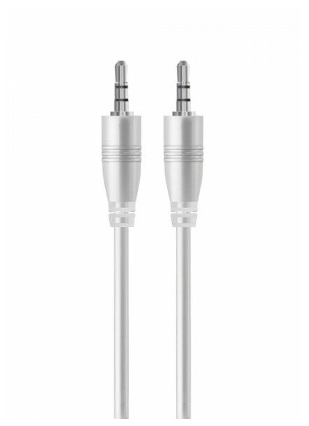 Кабель Exployd AUX Jack 3,5mm (M) - Jack 3,5mm (M) круглый стерео аудио 1M белый Classic EX-K-473 - фотография № 11