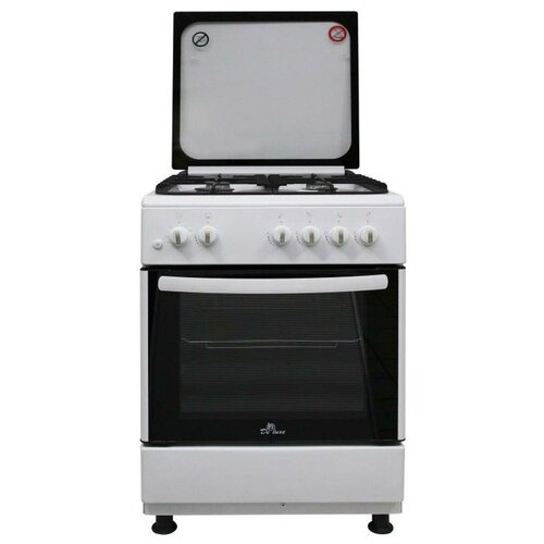 Газовая плита De Luxe 60604024-001г кр ЧР белый 2407600₽