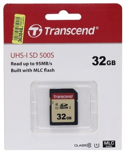 SD карта Transcend 500S TS32GSDC500S