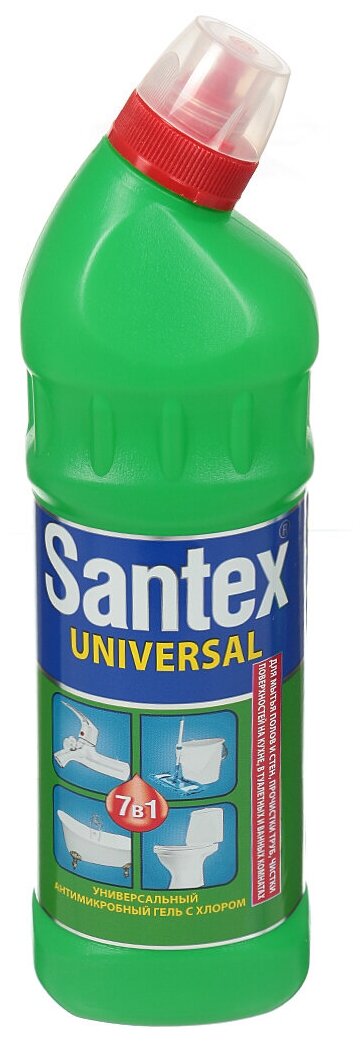Santex UNIVERSAL Гель с хлором универсальный 750г, 1 шт - фотография № 3