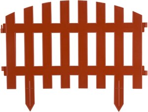 Забор декоративный RENESSANS терракот (5 секций) (007275)