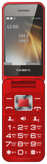 Сотовый телефон Texet TM-B419 Red (2sim/2.8"/240*320/microSD/Bt/1000мАч/раскладушка)