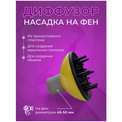 Диффузор для укладки волос дополнительная насадка для фена термостойкий пластик 85000₽