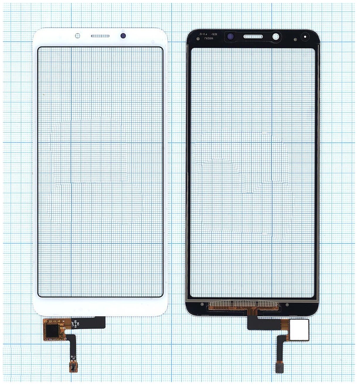 Сенсорное стекло (тачскрин) для Xiaomi Redmi 6 / 6A белое