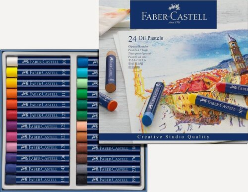 Изображение товара Масляная пастель Faber Castell Набор масляной пастели Studio Quality 24 цвета