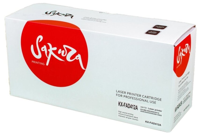 Фотобарабан KXFAD412A для Panasonic, цвет черный, 6000 страниц, Sakura