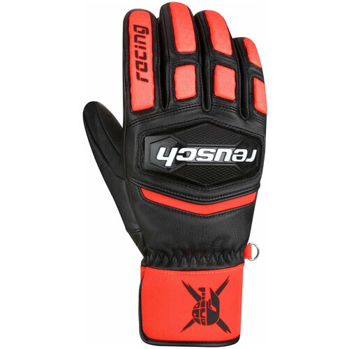фото Перчатки горнолыжные reusch worldcup warrior team black/fluo red (inch (дюйм):8)