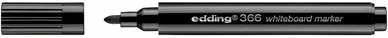 Маркер edding 366, для белых досок, круглый наконечник, 1 мм, карманный формат Черный