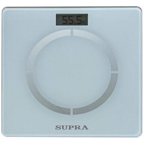 Весы напольные электронные Supra BSS-2055B макс.180кг белый весы напольные электронные scarlett sc bs33ed48 макс 150кг белый