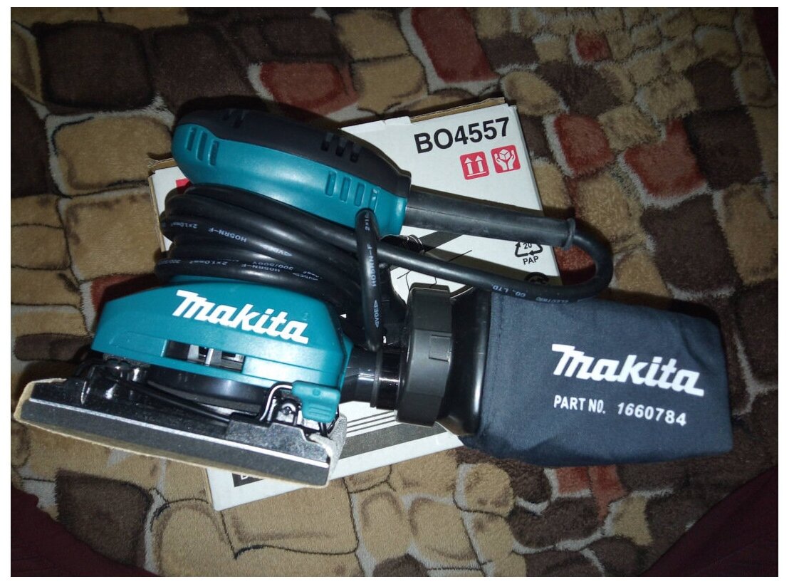 Шлифмашина виб Makita BO4557 - фотография № 11