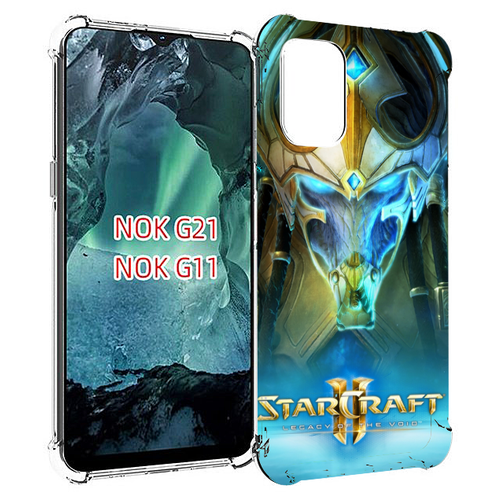 Чехол MyPads StarCraft II Legacy of the Void для Nokia G11 / G21 задняя-панель-накладка-бампер чехол mypads starcraft ii legacy of the void для nokia g400 5g задняя панель накладка бампер