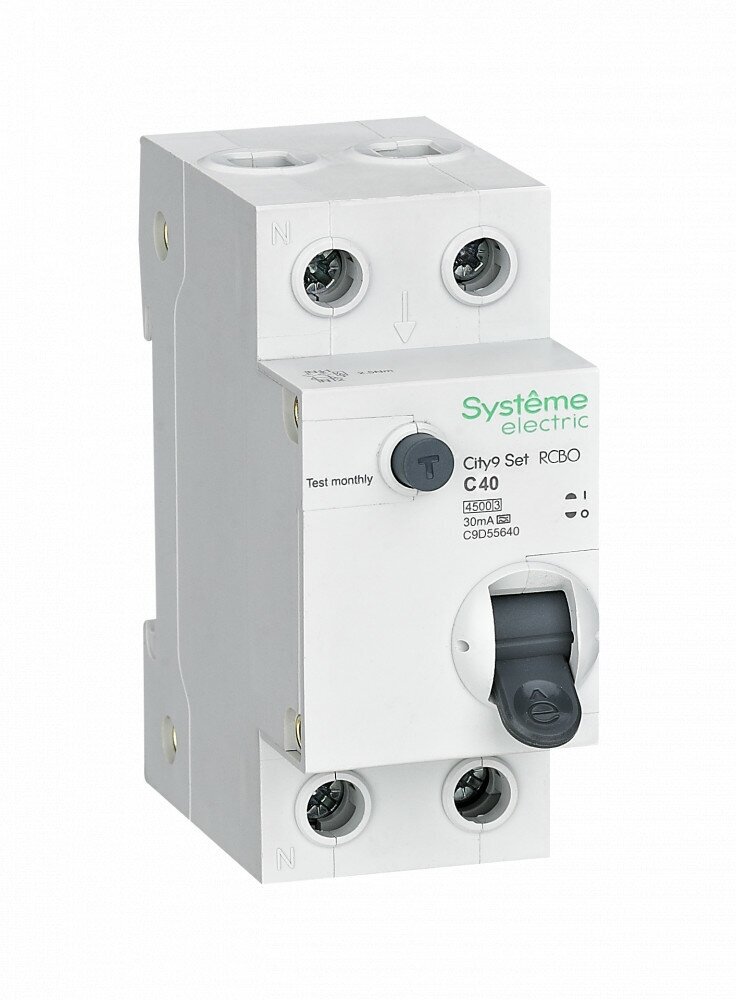 Дифф. автомат 40А 30мА 4,5кА С A City9 Systeme Electric