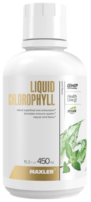 MAXLER Liquid Chlorophyll фл., 450 мл, 450 г, мята