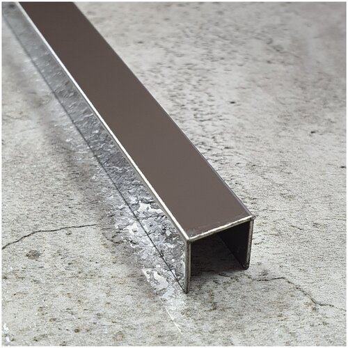 Фриз-СK 10*10мм DO-1 2,7м Серебро глянец (квадр.) стальной