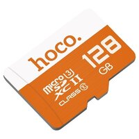 Карта памяти MicroSD 128Gb TF High speed Hoco, Оранжевый
