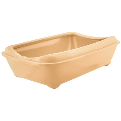 Туалет для кошек ZooM с рамкой глубокий бежевый 38 х 27 х 10 см 1 шт 315₽