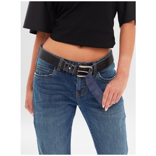 фото Ремень krapiva, размер 110, синий, черный