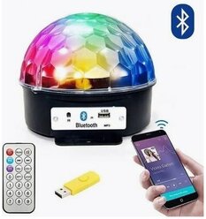Светодиоидный диско - шар LED CRYSTAL MAGIC BALL LIGHT (с MP3-плеером и ПДУ) С блютусом