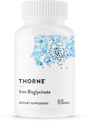 Бисглицинат железа, Iron Bisglycinate, Thorne Research, 60 капсул