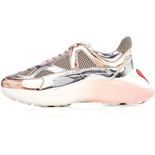 фото Кроссовки love moschino, размер 40, серебряный