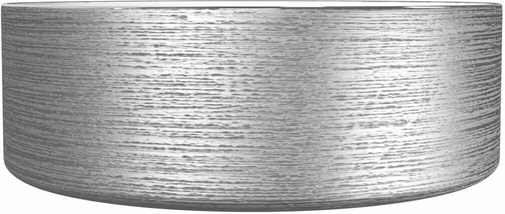 Накладная/встраиваемая сверху раковина Helmken 10073600, ширина умывальника 36 см, белый/серебристый - фотография № 2