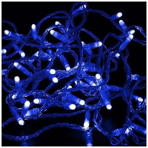 Гирлянда NEON-NIGHT Нить, 305-183, 10 м, 100 ламп, синий
