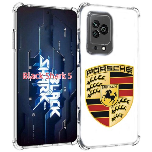 Чехол MyPads porsche-порш-5 мужской для Xiaomi Black Shark 5 задняя-панель-накладка-бампер