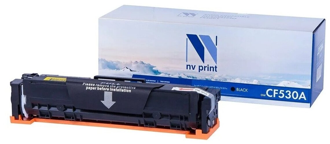 Картридж NV Print CF530A Черный для принтеров HP Color LaserJet Pro MFP M180n/ M181fw, 1100 страниц