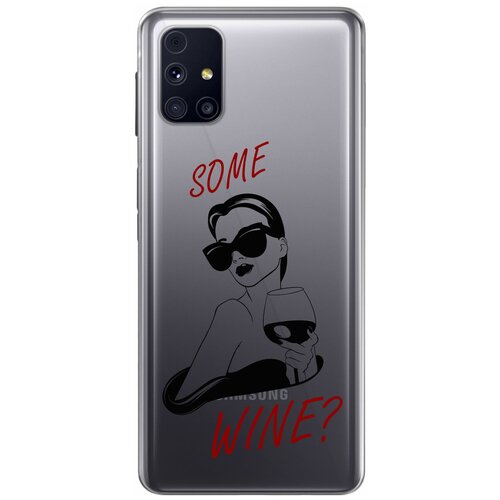 Силиконовый чехол Mcover на Samsung Galaxy M31s с рисунком Вино силиконовый чехол mcover для samsung galaxy note 20 с рисунком вино