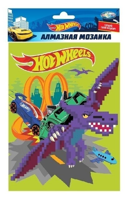 фото CENTRUM Набор алмазной вышивки Hot Wheels (90880) 20 х 15 см