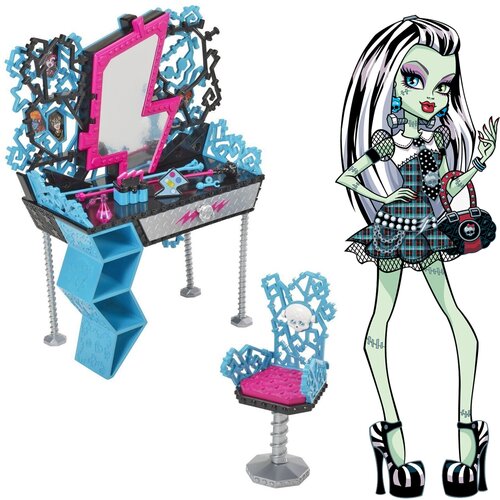 Игровой набор Mattel Монстер Хай (Школа Монстров) Столик Фрэнки Штейн кукла monster high фрик дю шик фрэнки штейн 27 см chx98 синий