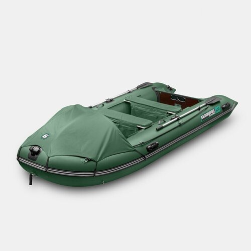 Надувная лодка GLADIATOR C400AL зеленый