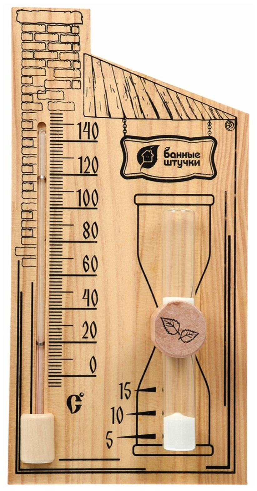 Термометр Банные штучки с песочными часами - фото №15