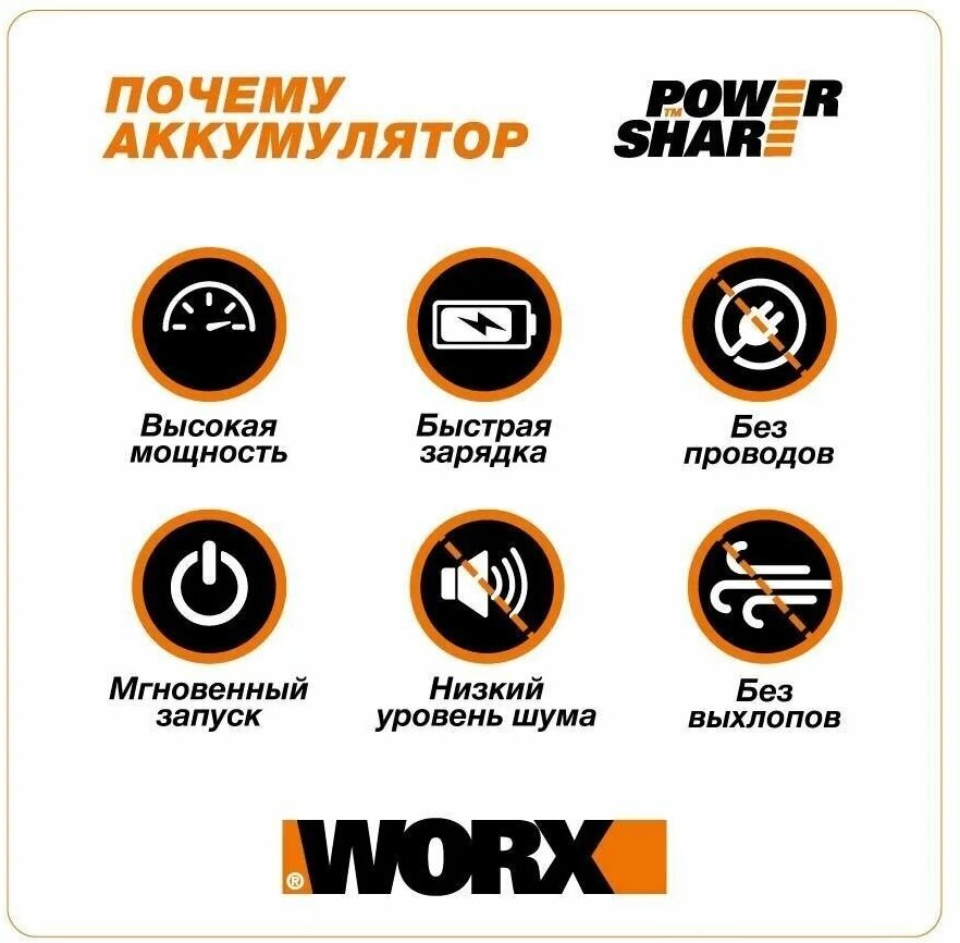 Дрель аккумуляторная Worx - фото №10