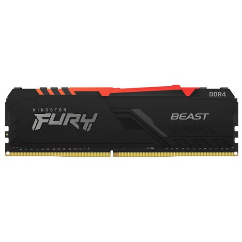 Модуль памяти Kingston 16GB DDR4 3200 DIMM FURY Beast RGB Gaming Memory KF432C16BBA16-SP 506000₽