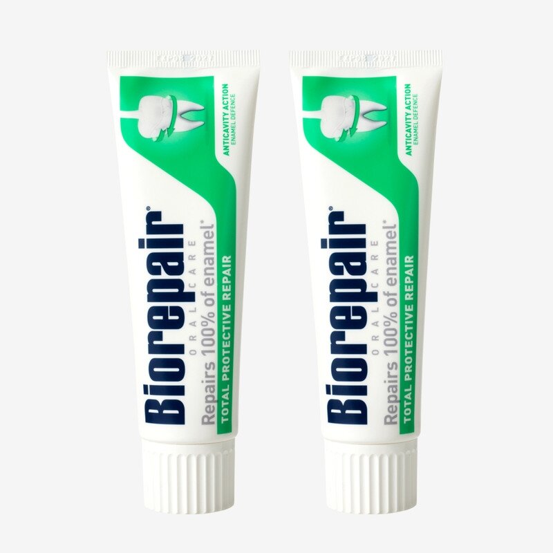 Зубная паста Biorepair Total Protective Repair Комплексная Защита, 75 мл, 2 шт