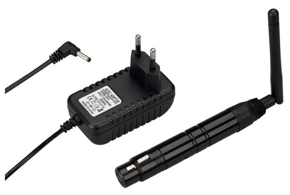 Усилитель SMART-DMX-Receiver Black (5V, XLR3 Male, 2.4G) (Arlight, IP20 Металл, 5 лет)