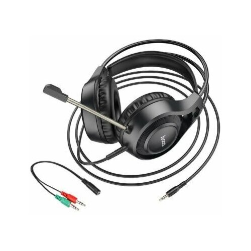Проводные наушники Hoco W106 игровые черный 126700₽