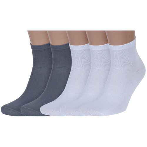 фото Комплект из 5 пар мужских носков rusocks (орудьевский трикотаж) микс 5, размер 27-29 (42-45)