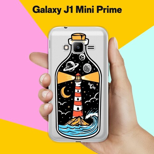 Силиконовый чехол на Samsung Galaxy J1 Mini Prime Бутылка / для Самсунг Галакси Джей 1 Мини Прайм пластиковый чехол зима 1 на samsung galaxy s4 mini самсунг галакси с 4 мини