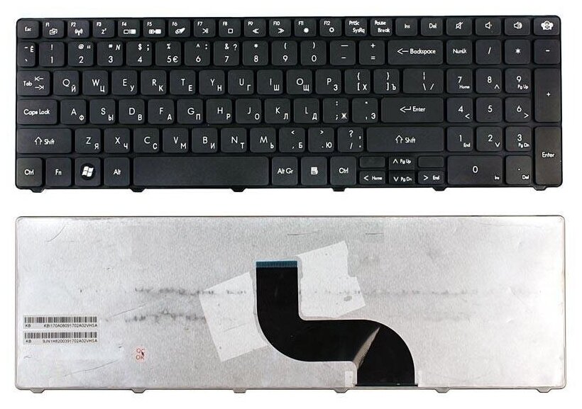 Клавиатура для ноутбука Packard Bell Easynote TK81 / LX86 / TK85 / TX86 / NV50 / LM81 / LM85