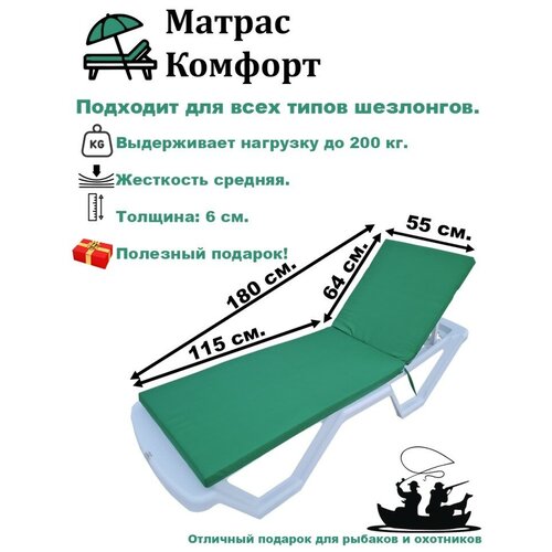 Матрас для шезлонга 