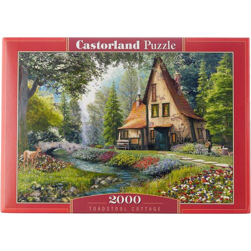 Пазл Castorland Toadstool Cottage (C-200634), 2000 дет., 68х92х5 см, разноцветный пазл castorland toadstool cottage c 200634 2000 дет