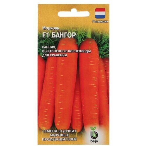 Семена Морковь Бангор, F1, 150 шт. семена морковь бангор f1 150 шт