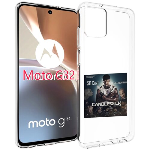 Чехол MyPads 50 Cent - CandleWick для Motorola Moto G32 задняя-панель-накладка-бампер